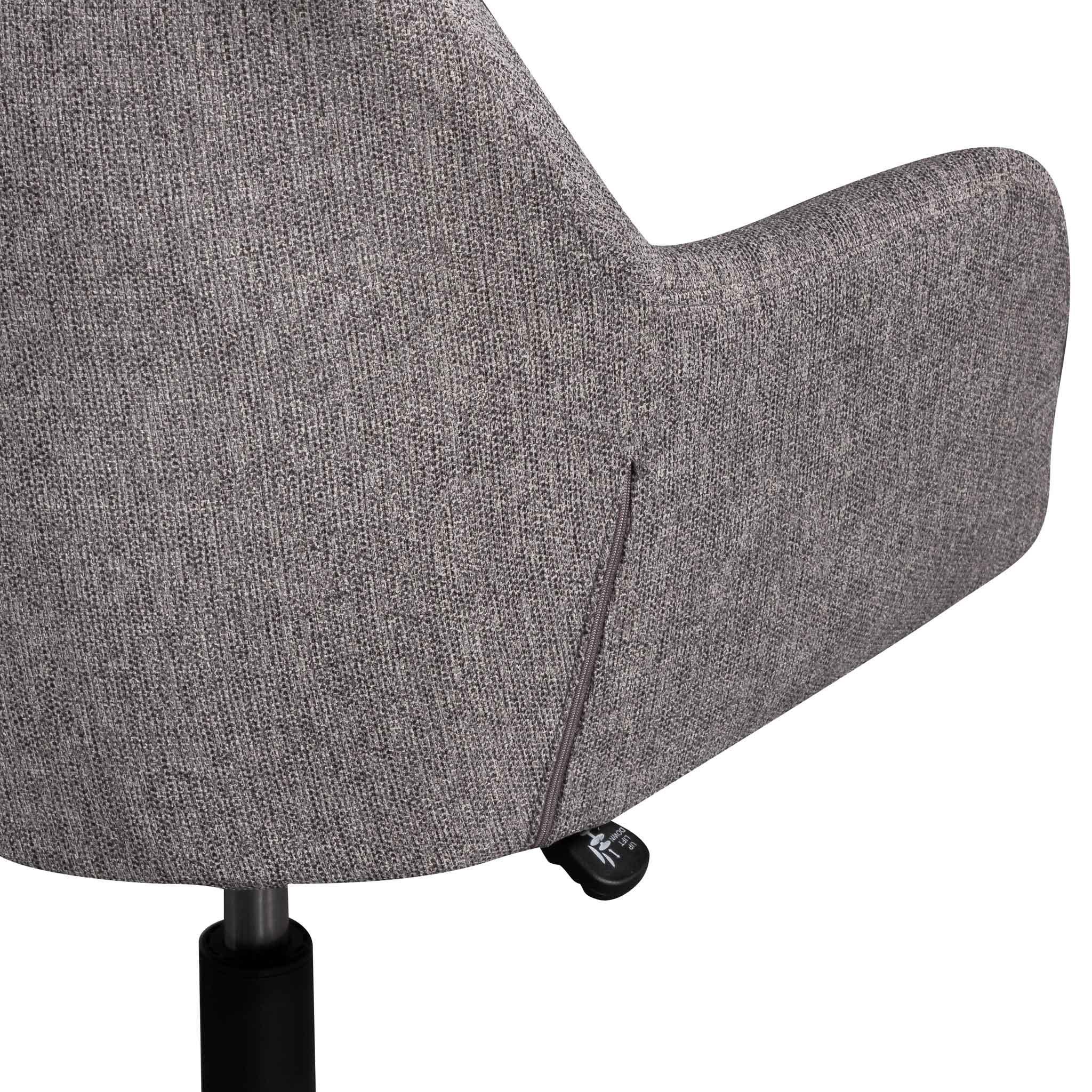 COC6509-LF Fabric Office Chair - Lead Grey - Furniture Castle