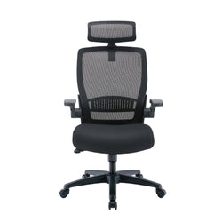 COC8252-UN Mesh Ergonomic Office Chair - Black - Furniture Castle