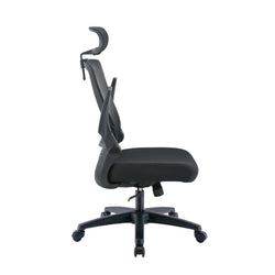 COC8252-UN Mesh Ergonomic Office Chair - Black - Furniture Castle