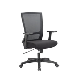 COC8253-UN Mesh Ergonomic Office Chair - Black - Furniture Castle