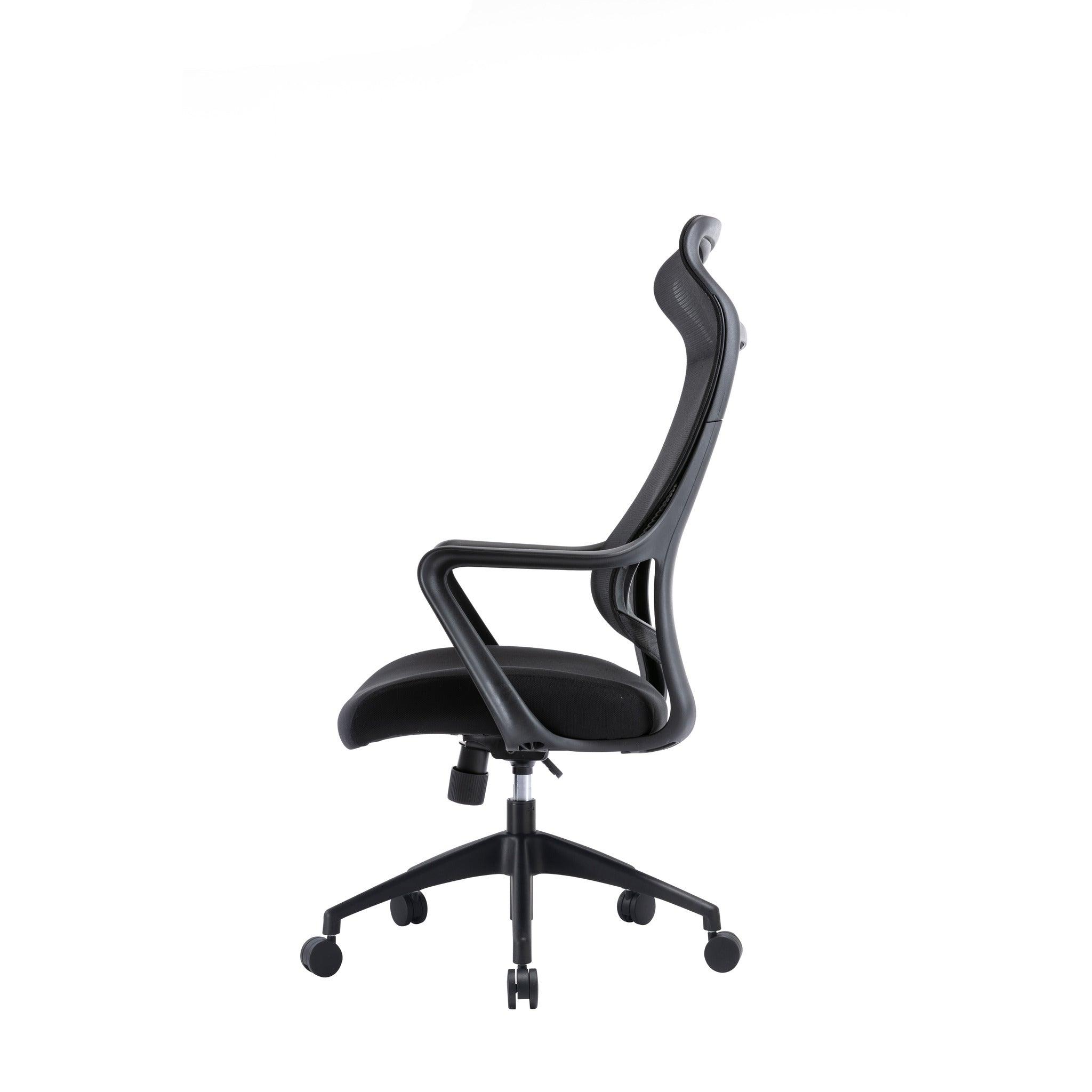 COC8254-UN Mesh Ergonomic Office Chair - Black - Furniture Castle