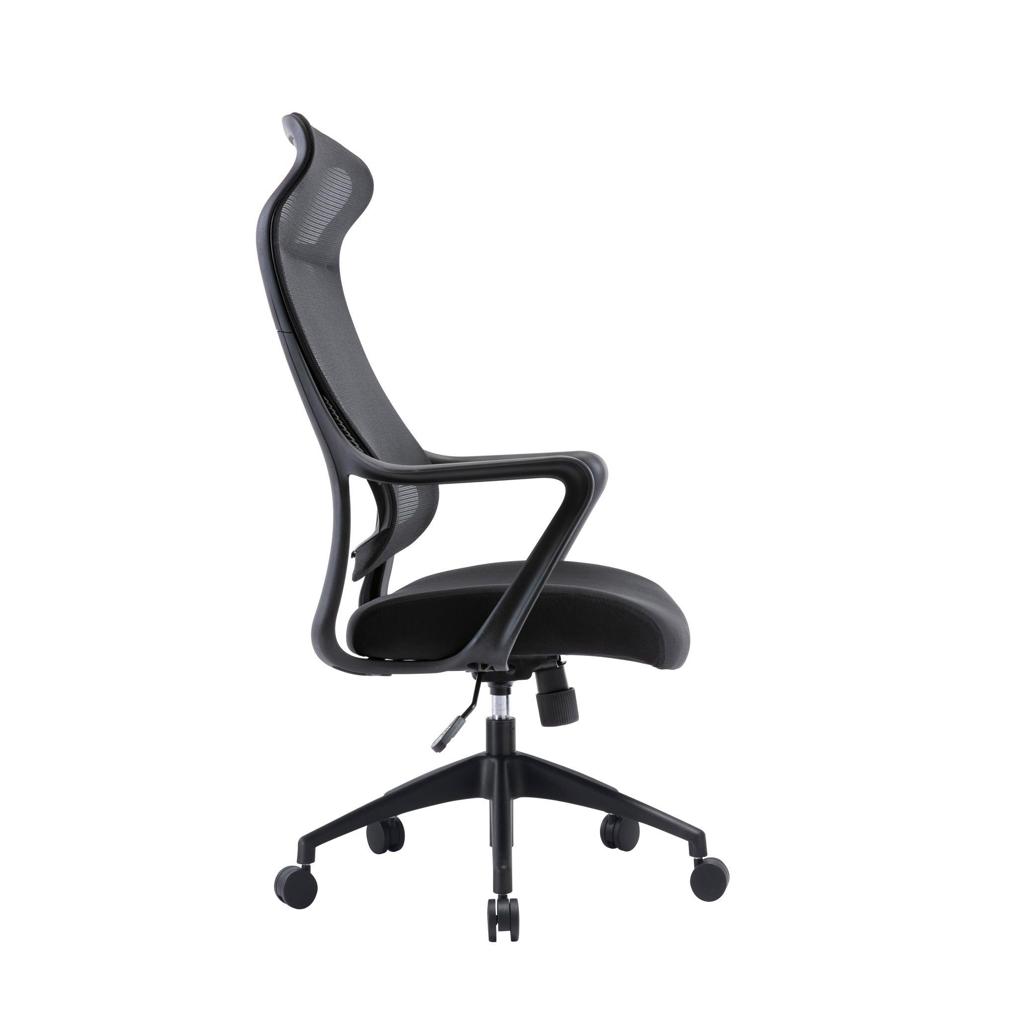 COC8254-UN Mesh Ergonomic Office Chair - Black - Furniture Castle