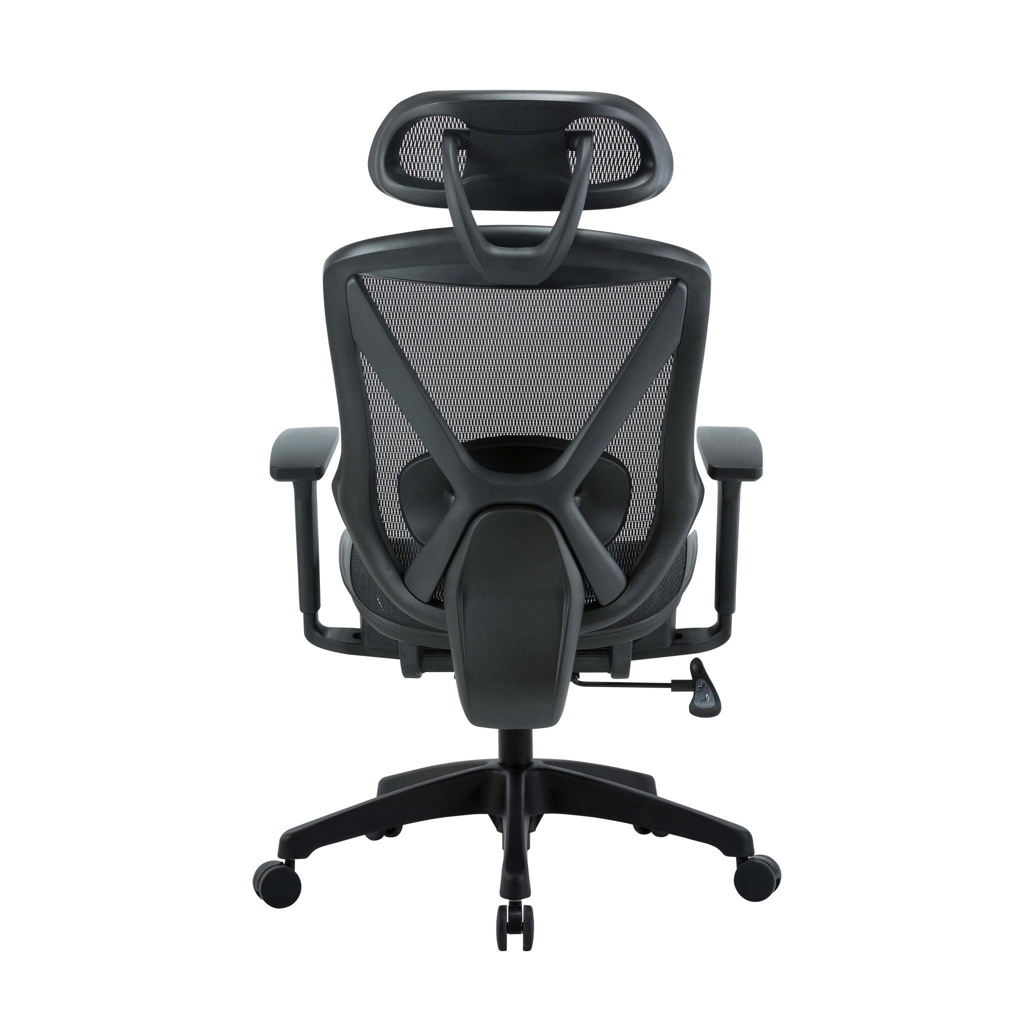 COC8255-UN Mesh Ergonomic Office Chair - Black - Furniture Castle