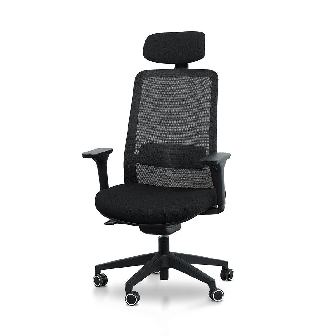 COC8504-LF Mesh Office Chair - Full Black - Furniture Castle