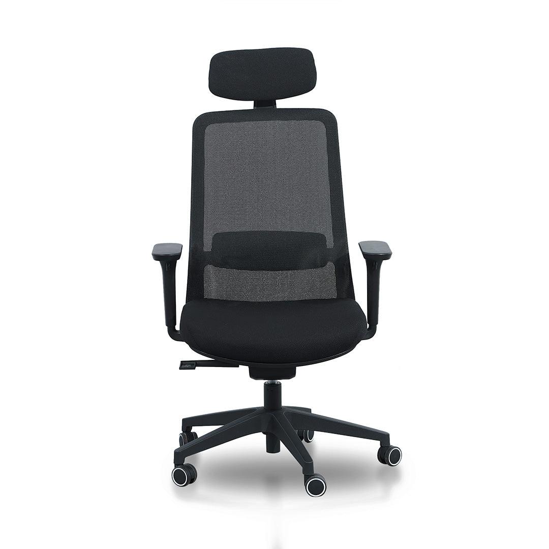 COC8504-LF Mesh Office Chair - Full Black - Furniture Castle