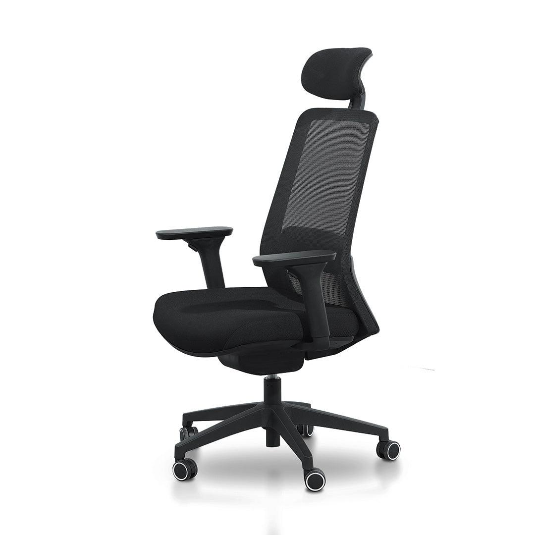 COC8504-LF Mesh Office Chair - Full Black - Furniture Castle