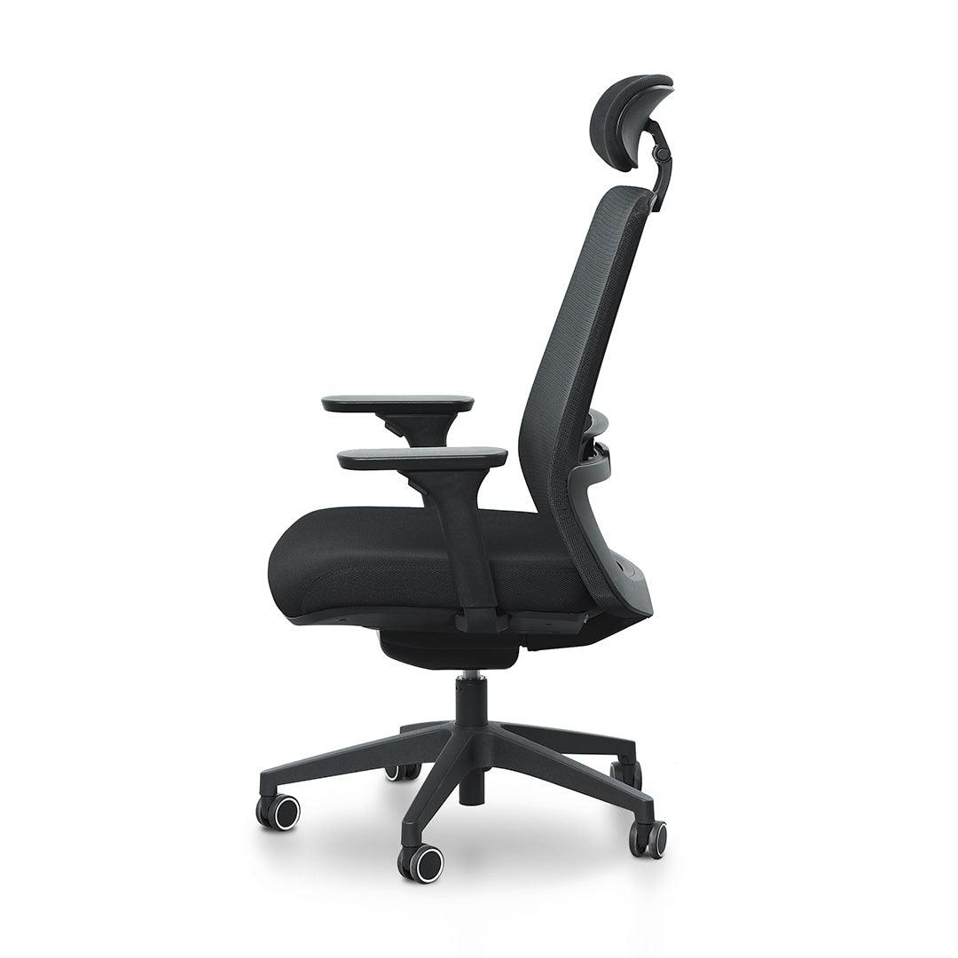 COC8504-LF Mesh Office Chair - Full Black - Furniture Castle