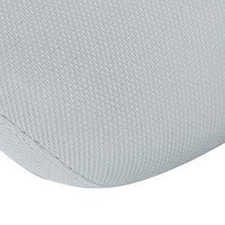 COC8505-LF Mesh Office Chair - Cloud Grey with White Base - Furniture Castle