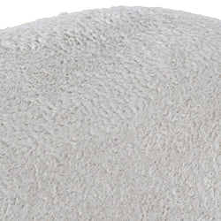 Comfy Swivel Lounge Chair - Ivory Teddy - Furniture Castle