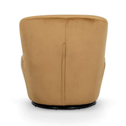 Comfy Swivel Lounge Chair - Mustard - Furniture Castle