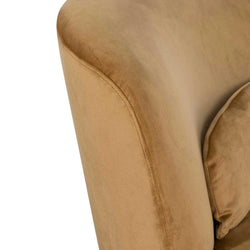 Comfy Swivel Lounge Chair - Mustard - Furniture Castle