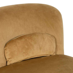 Comfy Swivel Lounge Chair - Mustard - Furniture Castle