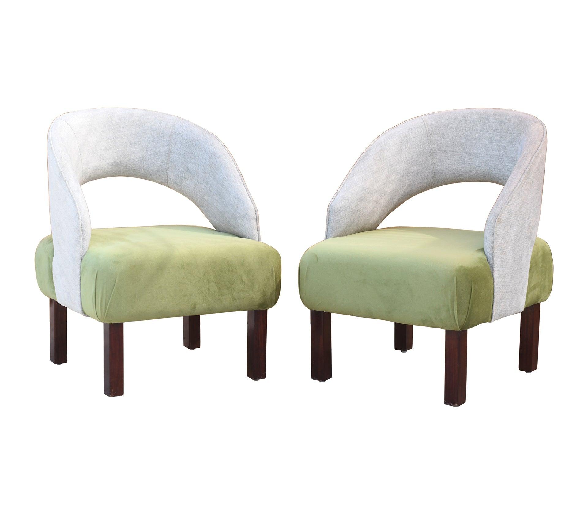 Cozy Sage Green Chair Set of 2 - Furniture Castle