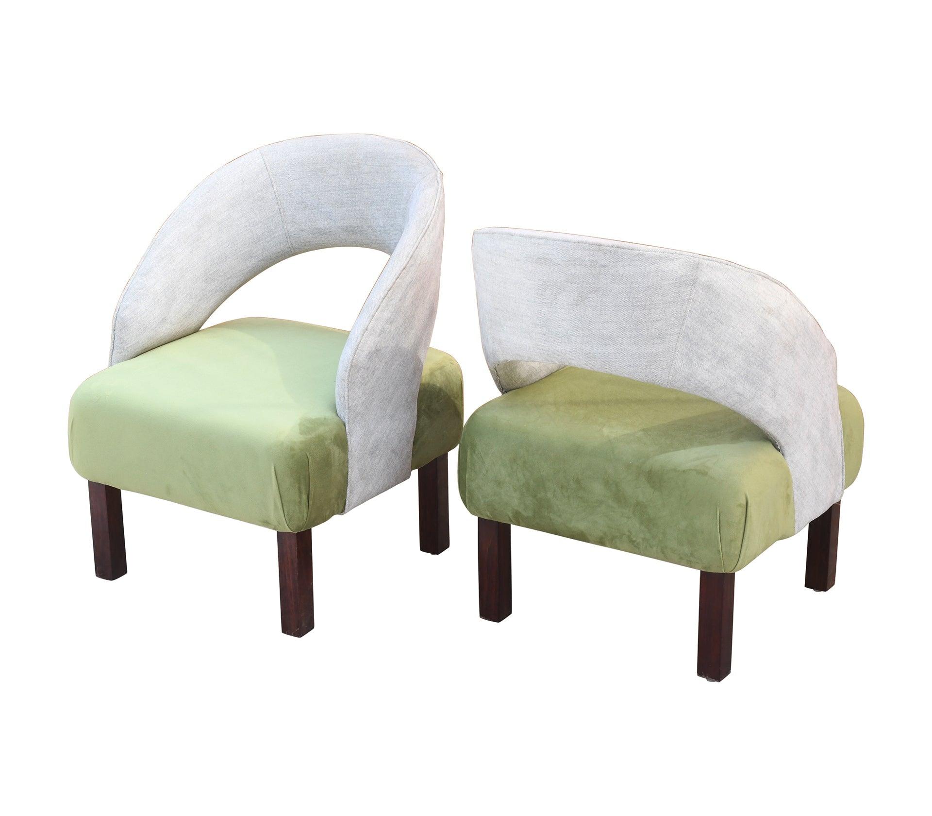 Cozy Sage Green Chair Set of 2 - Furniture Castle
