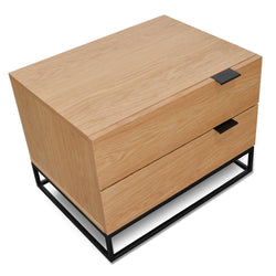 CST2139-CN Bedside Table - Natural Oak - Furniture Castle