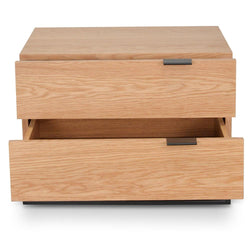 CST2139-CN Bedside Table - Natural Oak - Furniture Castle