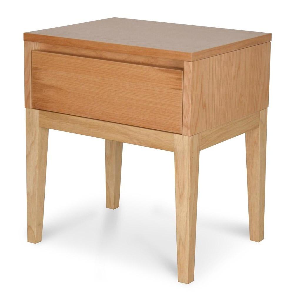 CST2163-CN Bedside Table - Natural Oak - Furniture Castle