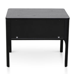 CST2809-CN Bedside Table - Black Veneer - Furniture Castle