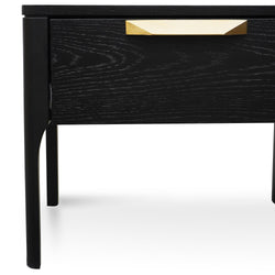 CST2809-CN Bedside Table - Black Veneer - Furniture Castle