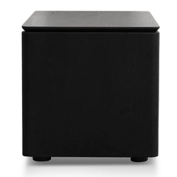 CST2844-CN - Bedside Table - Black Oak Veneer - Furniture Castle
