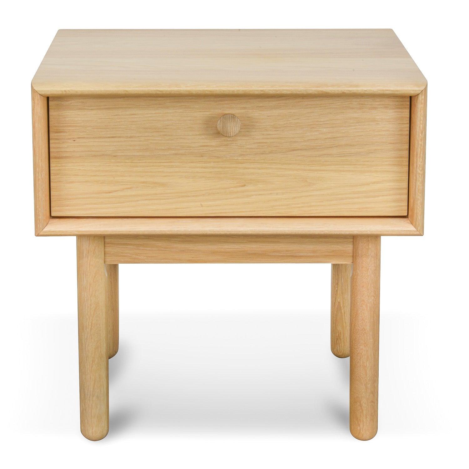 CST370-VN Lamp Side Table with Drawer - Natural - Furniture Castle