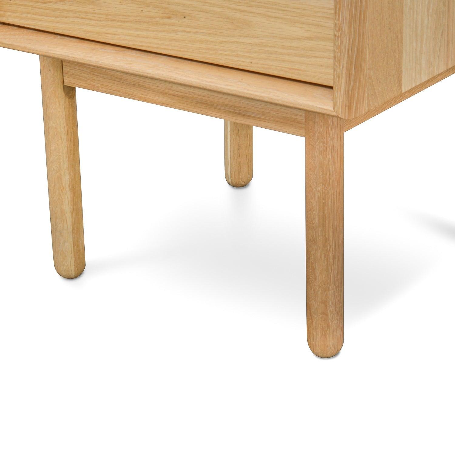 CST370-VN Lamp Side Table with Drawer - Natural - Furniture Castle