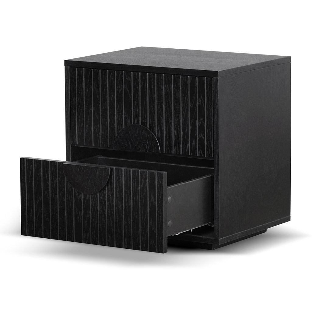CST6777-CN - Bedside Table - Black Oak - Furniture Castle