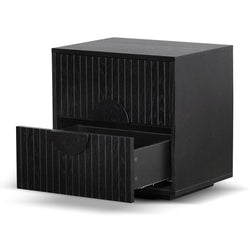 CST6777-CN - Bedside Table - Black Oak - Furniture Castle