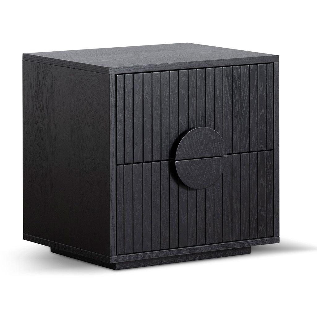 CST6777-CN - Bedside Table - Black Oak - Furniture Castle