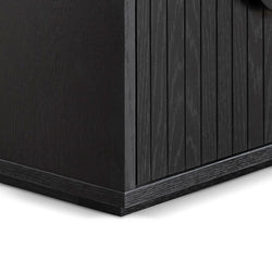 CST6777-CN - Bedside Table - Black Oak - Furniture Castle