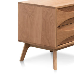 CST6805-OW 2 Drawer Bedside Table - Natural - Furniture Castle