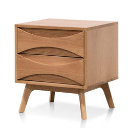 CST6805-OW 2 Drawer Bedside Table - Natural - Furniture Castle