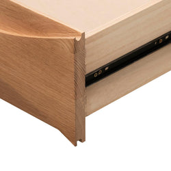 CST6805-OW 2 Drawer Bedside Table - Natural - Furniture Castle
