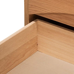 CST6805-OW 2 Drawer Bedside Table - Natural - Furniture Castle