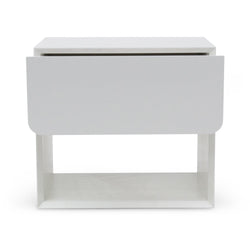 CST6911-CN Oak Bedside Table - White - Furniture Castle