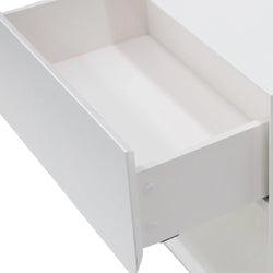 CST6911-CN Oak Bedside Table - White - Furniture Castle
