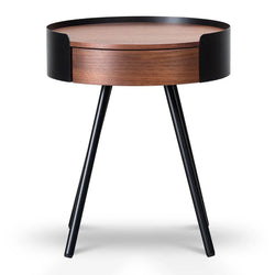 CST8217-IG Side Table - Walnut - Furniture Castle