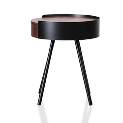 CST8217-IG Side Table - Walnut - Furniture Castle
