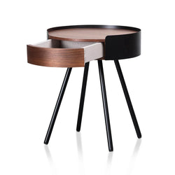 CST8217-IG Side Table - Walnut - Furniture Castle