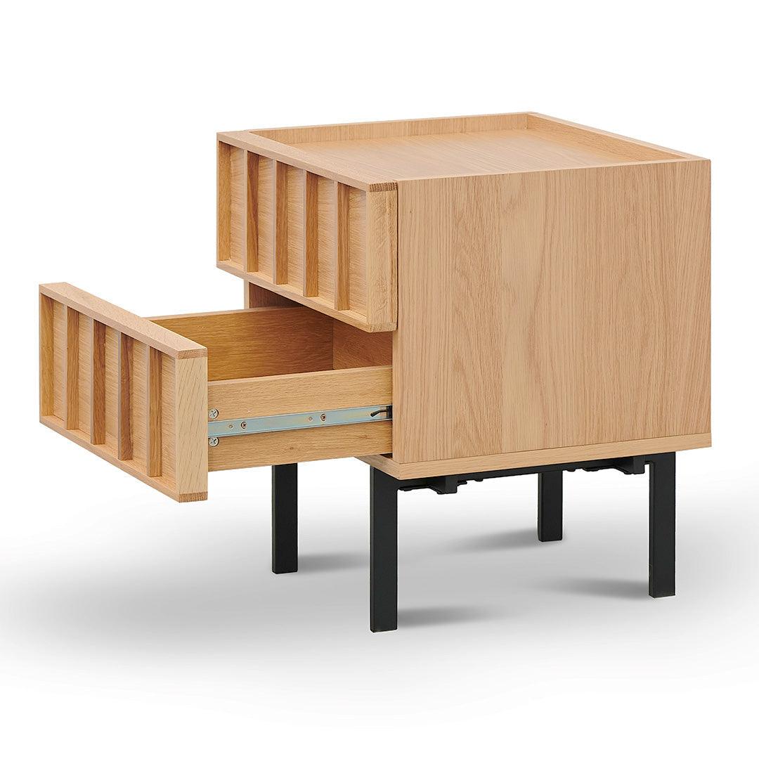 CST8449-KD Bedside Table - Natural - Furniture Castle