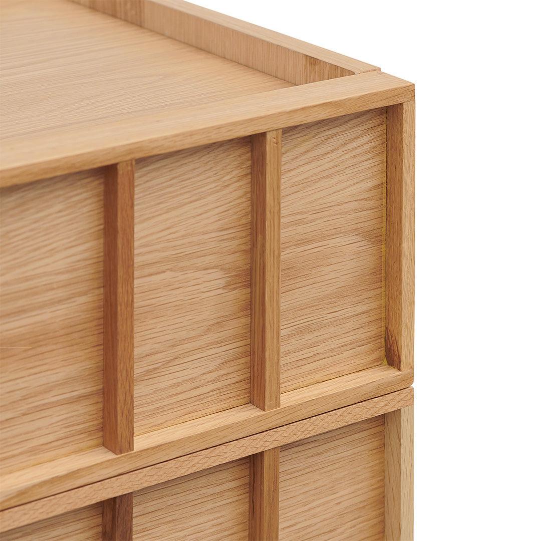 CST8449-KD Bedside Table - Natural - Furniture Castle