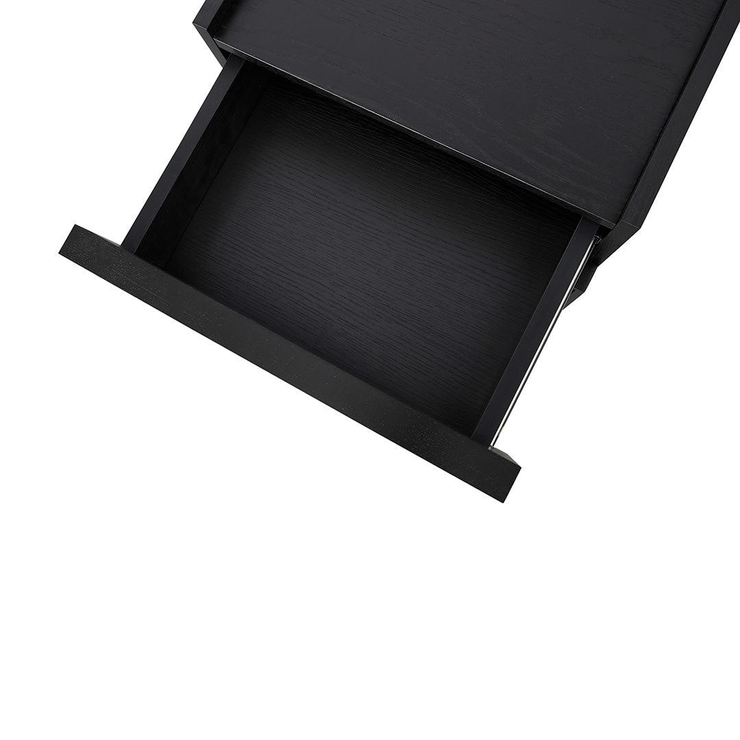 CST8450-KD Bedside Table - Full Black - Furniture Castle