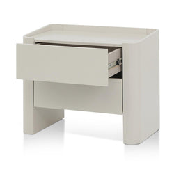 CST8454-IG Bedside Table - Light Grey - Furniture Castle