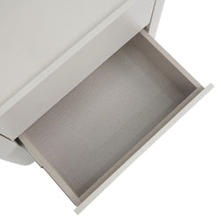 CST8454-IG Bedside Table - Light Grey - Furniture Castle