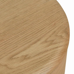 CST8555-CN 46cm Round Bedside Table - Natural - Furniture Castle