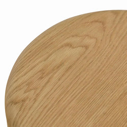 CST8555-CN 46cm Round Bedside Table - Natural - Furniture Castle