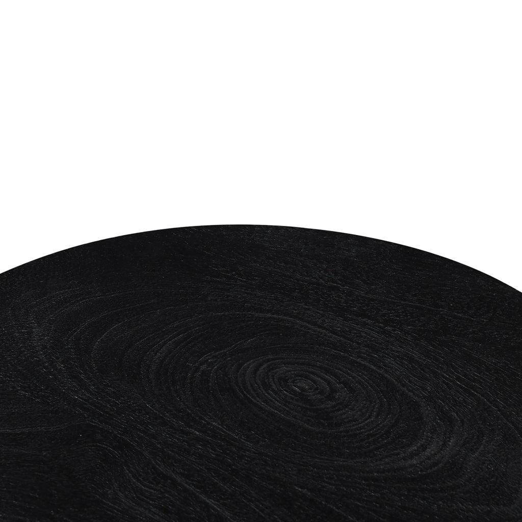 CST8721-RB 40cm Round Side Table - Black - Furniture Castle