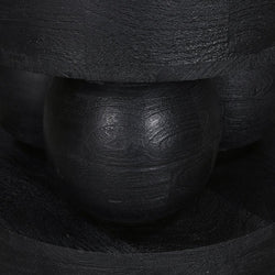 CST8721-RB 40cm Round Side Table - Black - Furniture Castle