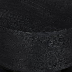 CST8721-RB 40cm Round Side Table - Black - Furniture Castle