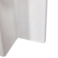 CST8725-RB 40cm Round Side Table - Cafe White - Furniture Castle